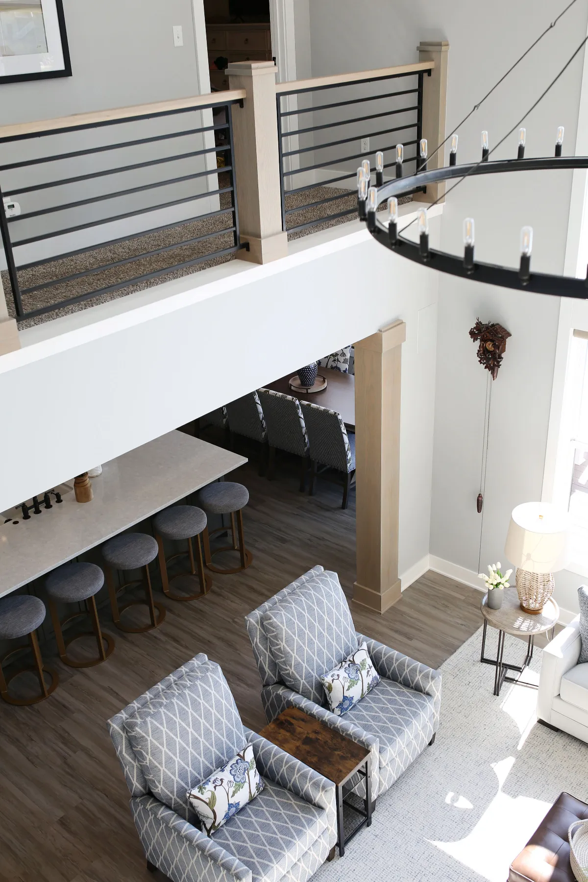 Transitional Kitchen Living Space Jenison – MI (1)