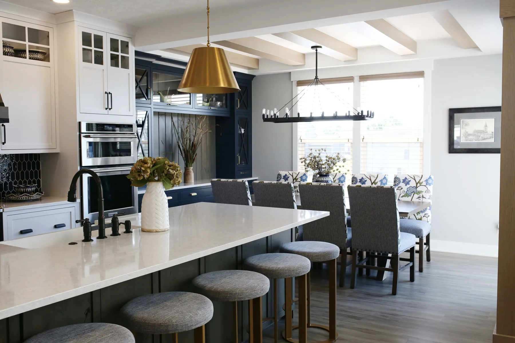 Transitional Kitchen Living Space Jenison – MI (13)