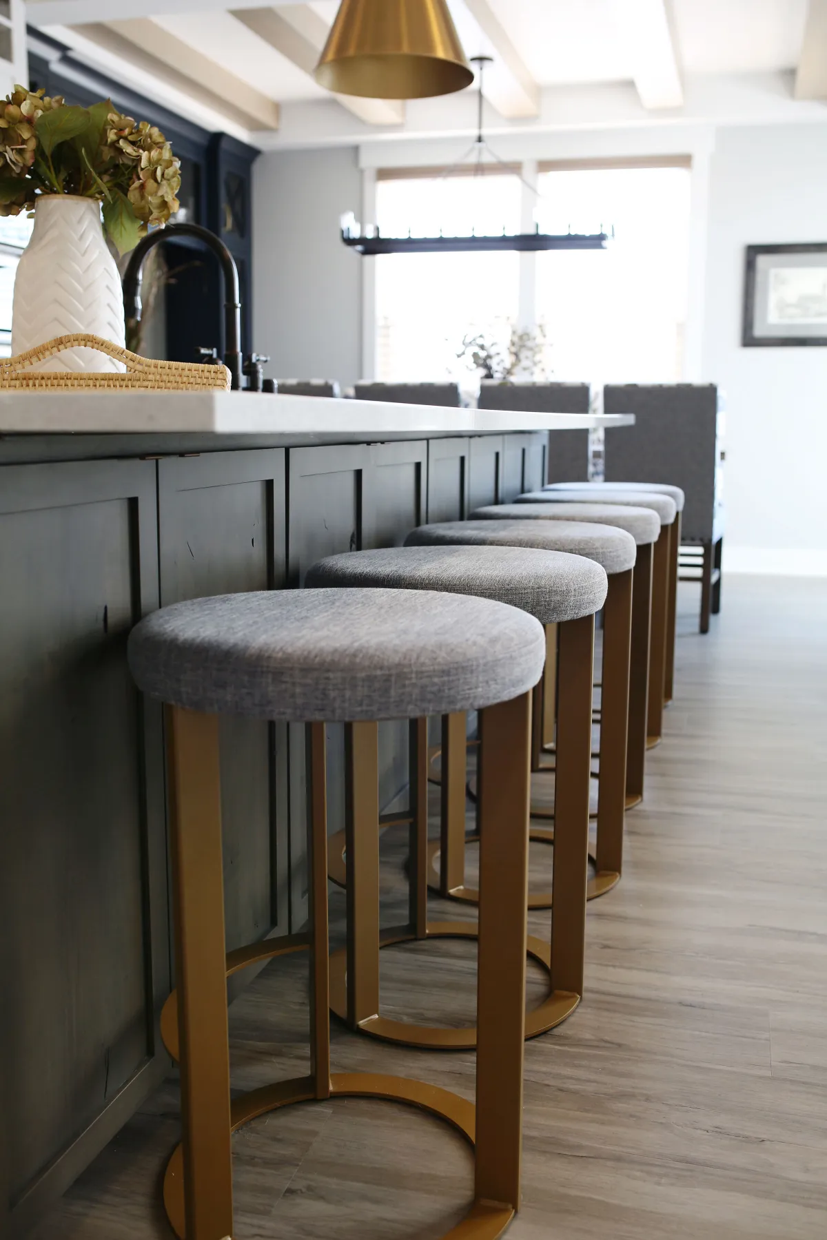 Transitional Kitchen Living Space Jenison – MI (17)