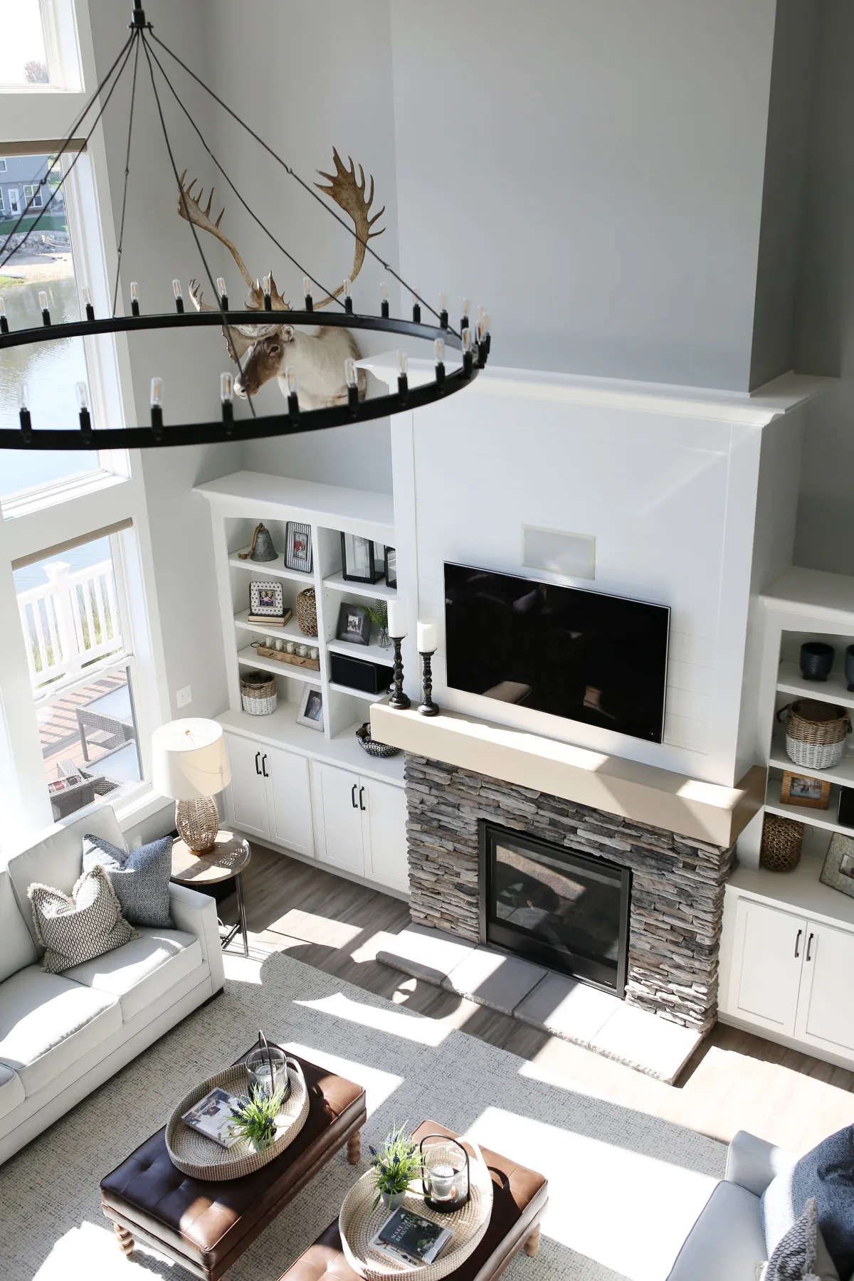Transitional Kitchen Living Space Jenison – MI (3)