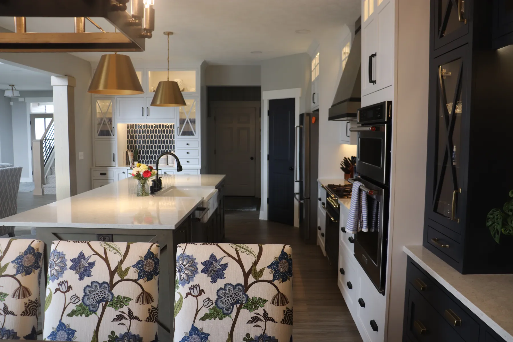 Transitional Kitchen Living Space Jenison – MI (50)