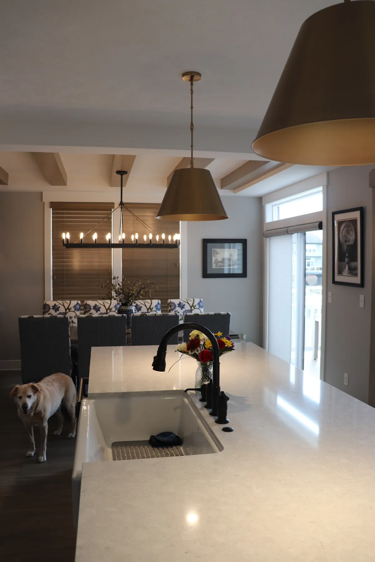Transitional Kitchen Living Space Jenison – MI (56)