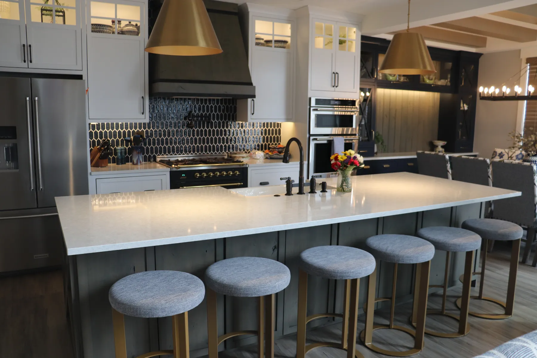 Transitional Kitchen Living Space Jenison – MI (57)