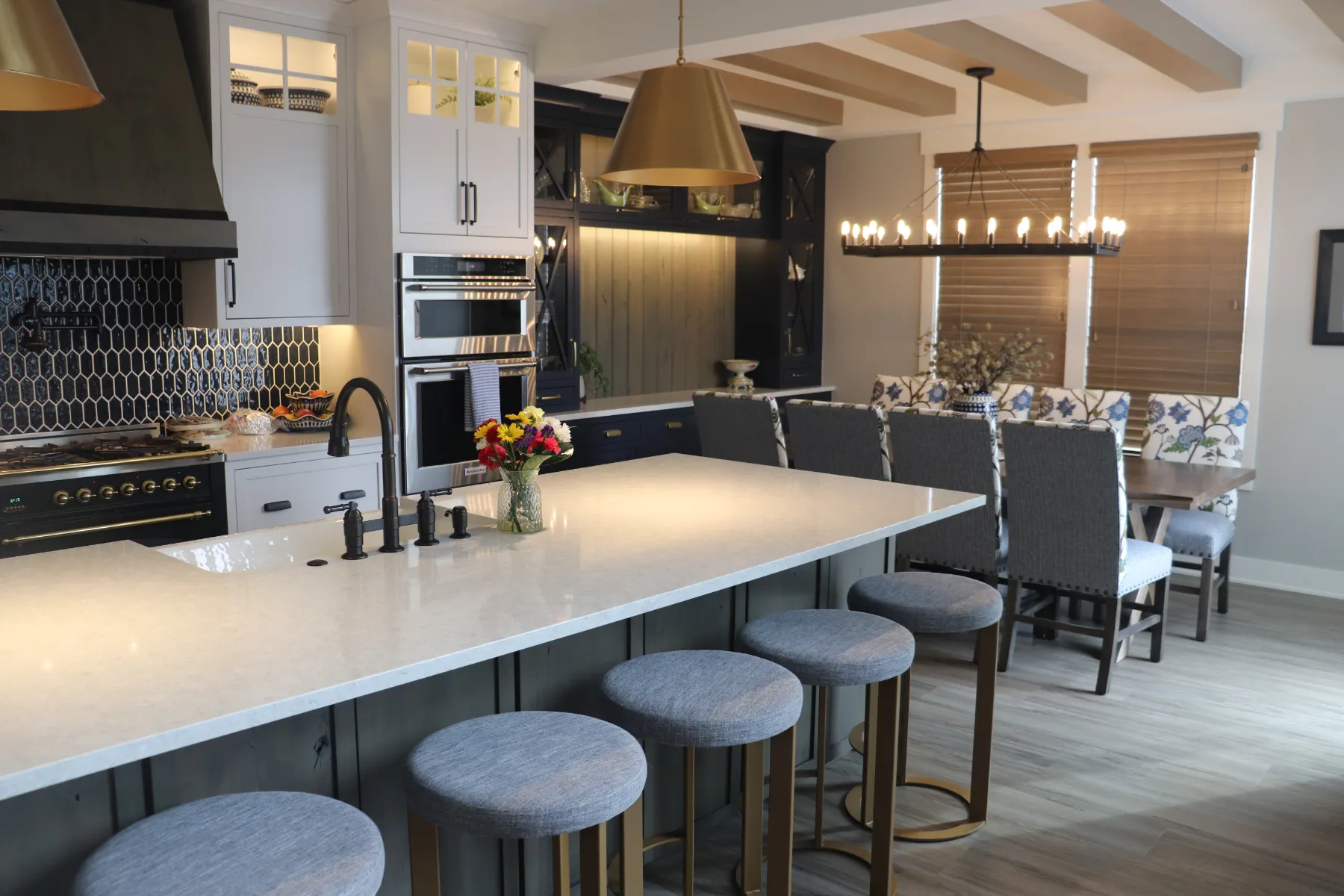 Transitional Kitchen Living Space Jenison – MI (58)