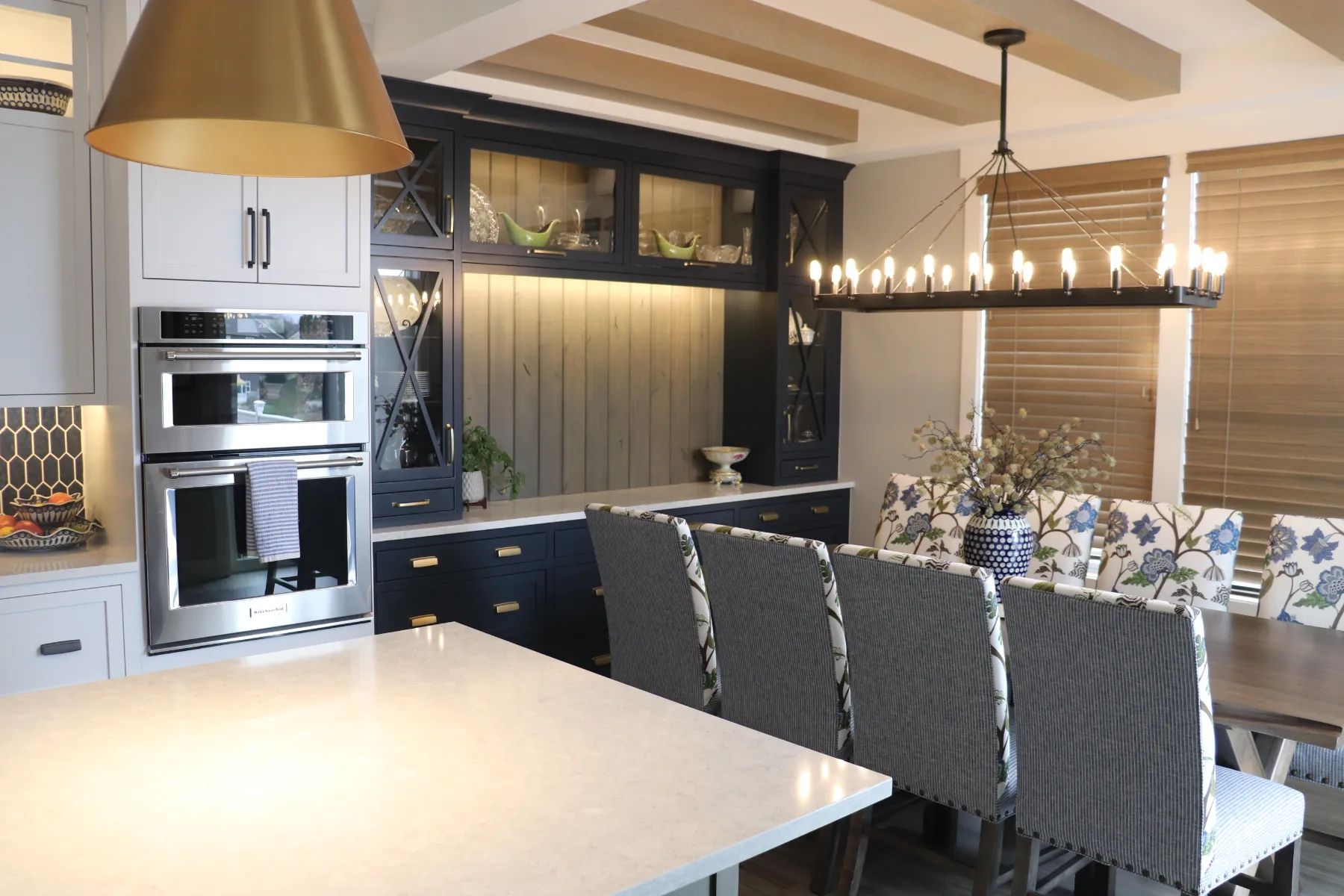 Transitional Kitchen Living Space Jenison – MI (59)