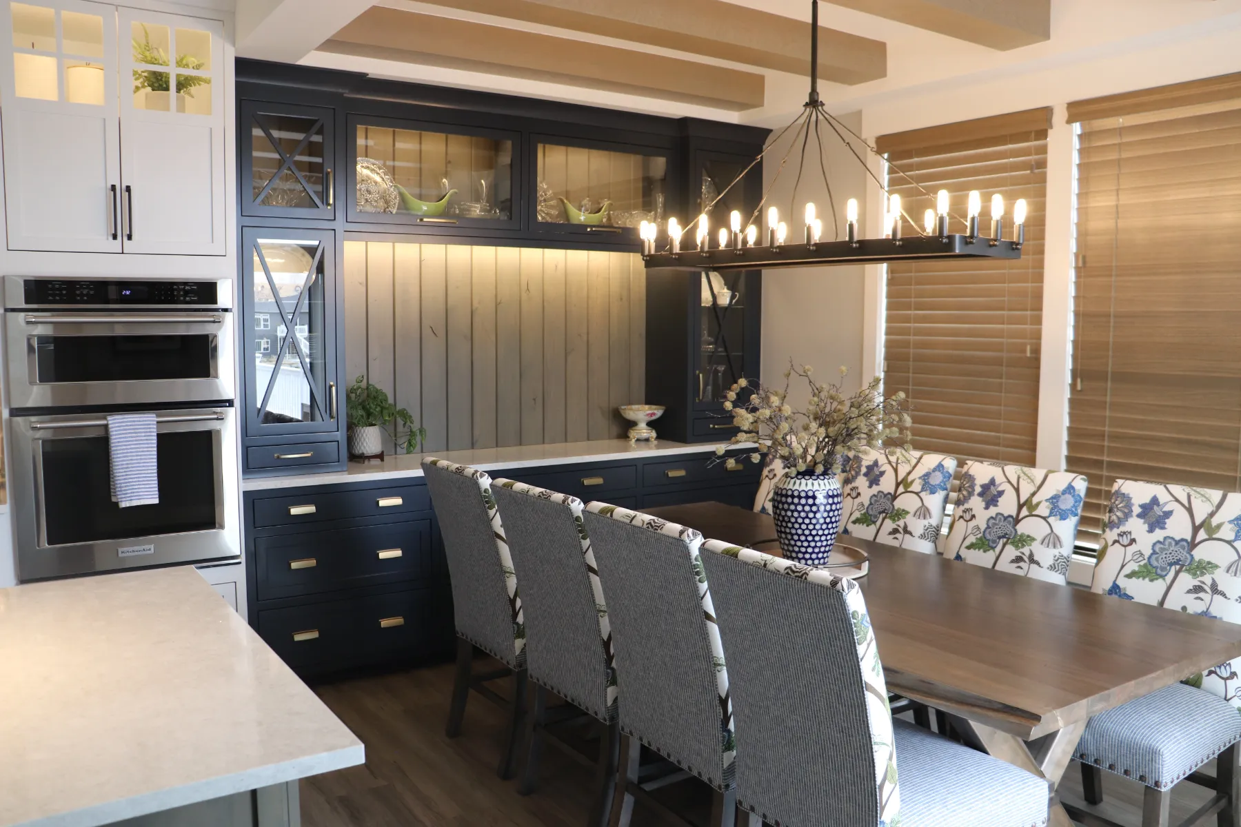 Transitional Kitchen Living Space Jenison – MI (60)