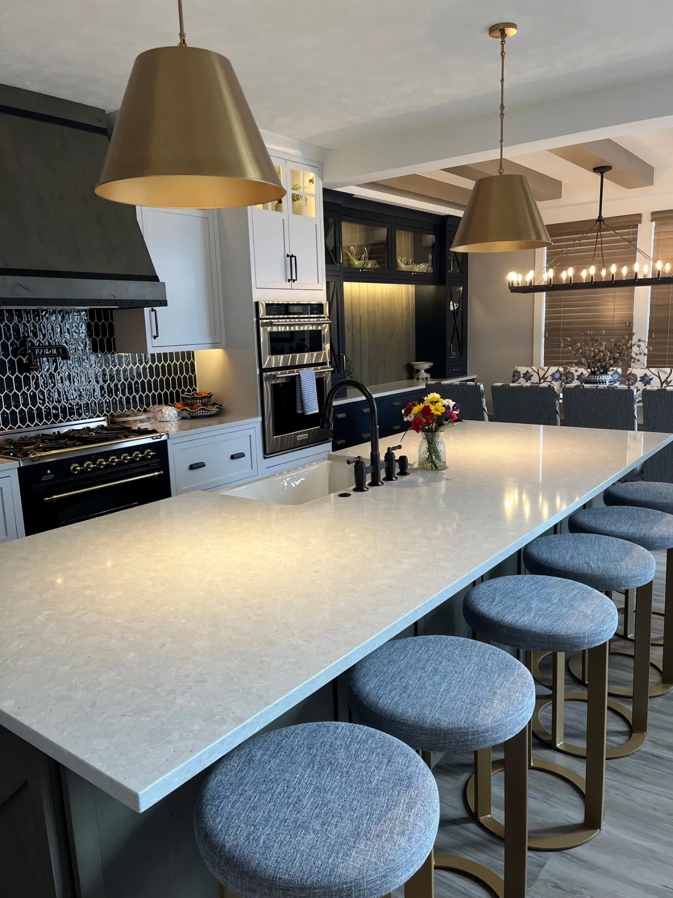 Transitional Kitchen Living Space Jenison – MI (74)
